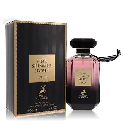 Maison Alhambra Pink Shimmer Secret Oud Eau De Parfum Spray EDP 100ML